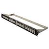 DIGITUS PATCH PANEL 19" DIGITUS SCHERMATO 48 PORTE PER CONNETTORI KEYSTONE (VUOTO) PER R