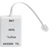 VULTECH FILTRO ADSL RJ-11 TEL E FAX SN20315