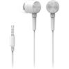 HP DHH-1111 Auricolari In-Ear con Regolazione Volume e Microfono - Bianco