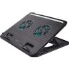 Cyclone Supporto per Laptop, Con 2 Ventole Di Raffreddamento