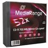 MediaRange CD-R 700MB 10pcs Slimcase 52x