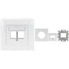 Logilink Scatola da incasso LogiLink per moduli Keystone 2 canali bianco segnale (simile