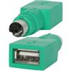 StarTech.com Replacement USB to PS2 Mouse Adapter Verde