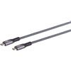 ShiverPeaks Cavo USB Tipo C Tappo> Tipo C Connettore 4.0 240W per 0,5 m