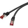 Renkforce RF-4737382 Cavo di rete RJ45 cavo patch CAT 6 S/FTP 1000 m nero con pr
