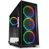 SHARKOON CASE TG4M RGB ATX VETRO TEMPERATO 6 SLOT ESPANSIONE, 3X120MM FAN FRONT,