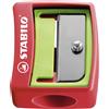 STABILO 4548/12 temperino Temperamatite manuale Blu, Acciaio inossidabile, Trans
