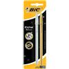 Bic Crystal Shine Pacco di 2 Boligrafos Boligraphs - Punta media da 1,0 mm - inc