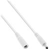 InLine Cavo prolunga DC - Presa DC 4.0x1.7mm - AWG 18 - bianco 3m