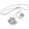 CHIAVETTA USB 2.0 HELLO KITTY CON CATENINA SILVER AND GOLD 4G/8G/16G/32G/64G