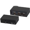 S/CONN maximum connectivity HDMI Switch 2x1 metal 4K30Hz black