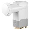 Goobay Wentronic Goobay Universal Octo LNB bianco-grigio - LNB digitale SAT (DVB-S2) pe
