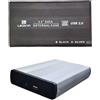 Leovin CASE BOX ESTERNO HARDISK HARD DISK ALLUMINIO HD 3.5" SATA USB 2.0 HDD LE-106 SC