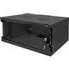 DIGITUS Custodia da parete DIGITUS 4HE 241x540x400 SOHO/non assemblata/porta a vetro/ner