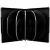 qtecx 40 Custodie DVD Box 12 Posti qtecx 39mm per CD/DVD Nero