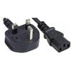 Manhattan 382786 cavo di alimentazione Nero 1,8 m Accoppiatore C13 BS 1363