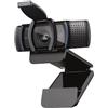 Logitech C920S HD Pro Webcam, Videochiamata Full HD 1080p/30fps, Audio Stereo ‎C