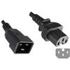 MicroConnect Power Cord C20 - C15 1.8m