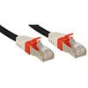 LINDY___ Lindy Cat.6 (A) SSTP / S/FTP PIMF Premium 7.5m cavo di rete Nero 7,5 m