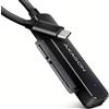 AXAGON ADSA-FP2C USB-C 5Gbps - Adattatore SATA 6G 2.5 SSD/HDD SLIM - Adattatore