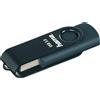 Hama Rotate 256GB USB 3.0 Memory Pen, Rotating Cap, Keyring, Petrol Blue