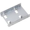 Does not apply SST-SDP08B -Adattatore 3.5" a 2X 2.5" SSD/HDD Hard Drive Holder, Nero