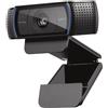 Logitech C920 HD Pro Webcam, Videochiamata Full HD 1080p/30fps, Audio Stereo ‎Ch