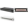 DIGITUS CAT 6A Patch Panel - shielded - 12-Port