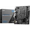 MSI PRO H610M-E DDR4 scheda madre Intel H610 LGA 1700 micro ATX (PRO H610M-E 170