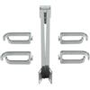 LogiLink - Portacavi su rack per aste - grigio chiaro, RAL 7035 - 1U - 48,3 cm (