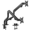 EWENT SUPPORTO DA TAVOLO PER 2 MONITOR 17"/32" EW1534