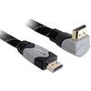 Delock Cavo Delock HDMI A maschio HDMI A maschio angolato 4K 5 m