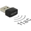 Delock USB 2.0 Dual Band WLAN ac/a/b/g/n Nano Stick 433 150 Mbps