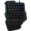 LogiLink Tastiera LogiLink Gaming con una mano con RGB - ID0181