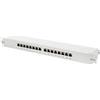 DIGITUS CAT 6 Patch Panel - Shield Class E - 16-port