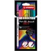STABILO Pen 68 brush ARTY marcatore Colori assortiti 10 pz