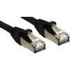 LINDY___ Lindy Cat.6 SSTP / S/FTP PIMF Premium 7.5m cavo di rete Nero 7,5 m