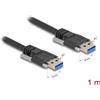 DELOCK USB 5 Gbps Cavo di tipo-A Tappo di tipo A con spaziatura a vite 19 mm / m