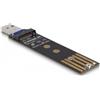 Delock Convertitore combinato per M.2 NVMe PCIe o SSD SATA con USB 3.2 Gen 2
