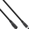 InLine Cavo prolunga spina DC 4.0x1.7mm - nero - 1m