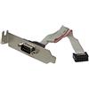 StarTech.com Slot piastra LP da seriale maschio 9 pin a header scheda madre 10 p