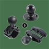 RAM Mount RAM-D-202U kit di fissaggio (Unpkd RAM 3.68 diameter - Base with ball