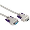 HAMA Cavo prolunga monitor VGA HDD 15 pin M/HDD 15 pin F, 3 metri, grigio, 1 ste
