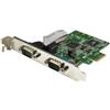 StarTech.com Scheda Seriale PCI Express da 2 porte DB9 con UART 16C1050 - RS232