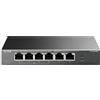 TP-LINK Switch desktop 6 port 10/100Mbps con 4 porte PoE+ TL-SF1006P
