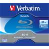 VERBATIM Bd-R Datalife 25Gb*6X Jewel Case (1 PEZZO)