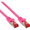 InLine Cavo patch - S-FTP PiMf - Cat.6 - 250 MHz - PVC - rame - rosa - 5 m