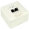 INLINE - Presa a muro - CAT 6 - RJ-45 X 2 - Bianco polare