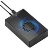 FIDECO Custodia per Disco Rigido 3.5 USB 3.0 Case Hard Disk Esterno Case Disco