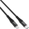 InLine Cavo USB-C Lightning - per iPad - iPhone - iPod - nero-alluminio - 2m MFi